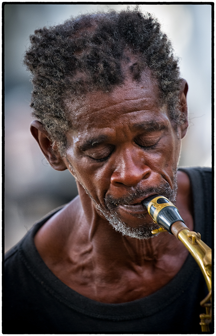 Street Musician, Garden District, New Orleans