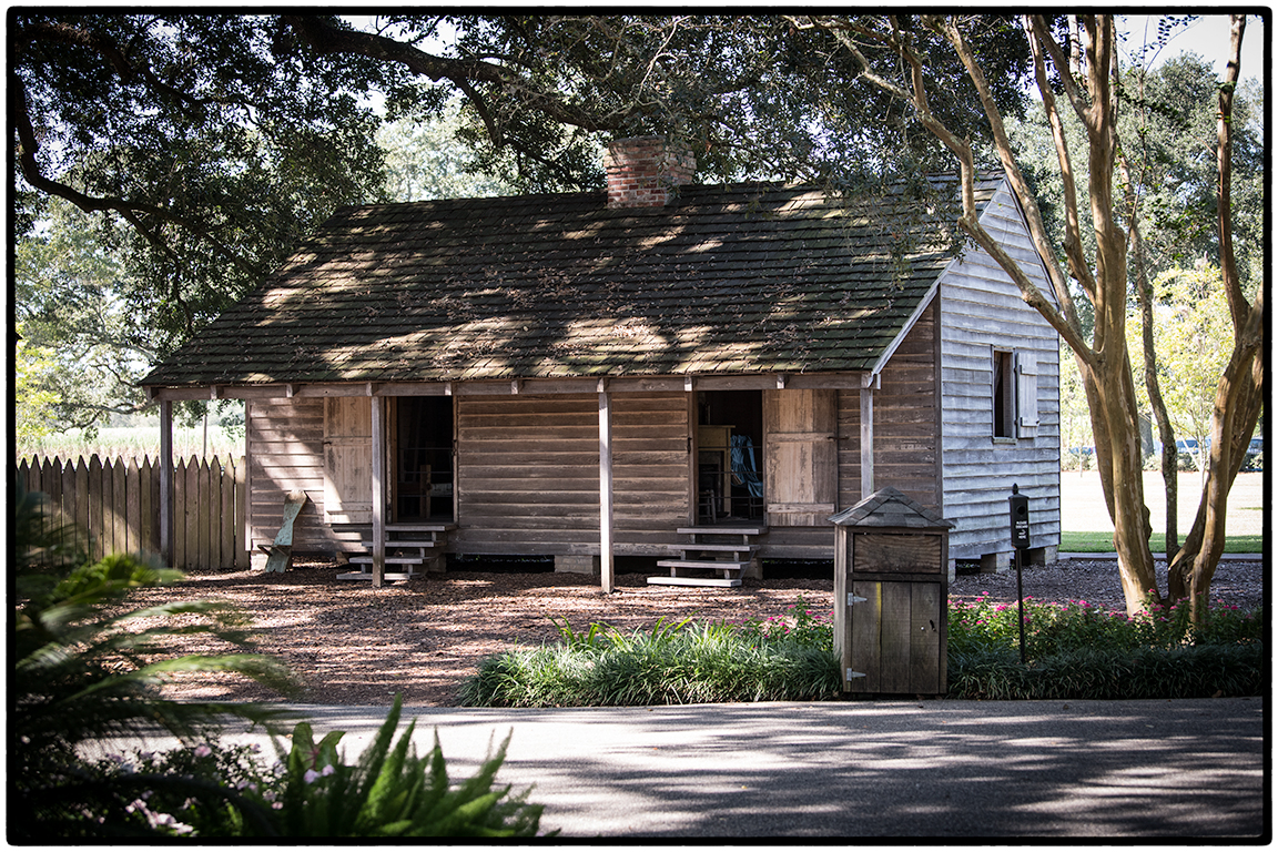 Rebuilt slave quarters, Oak Alley Plantation