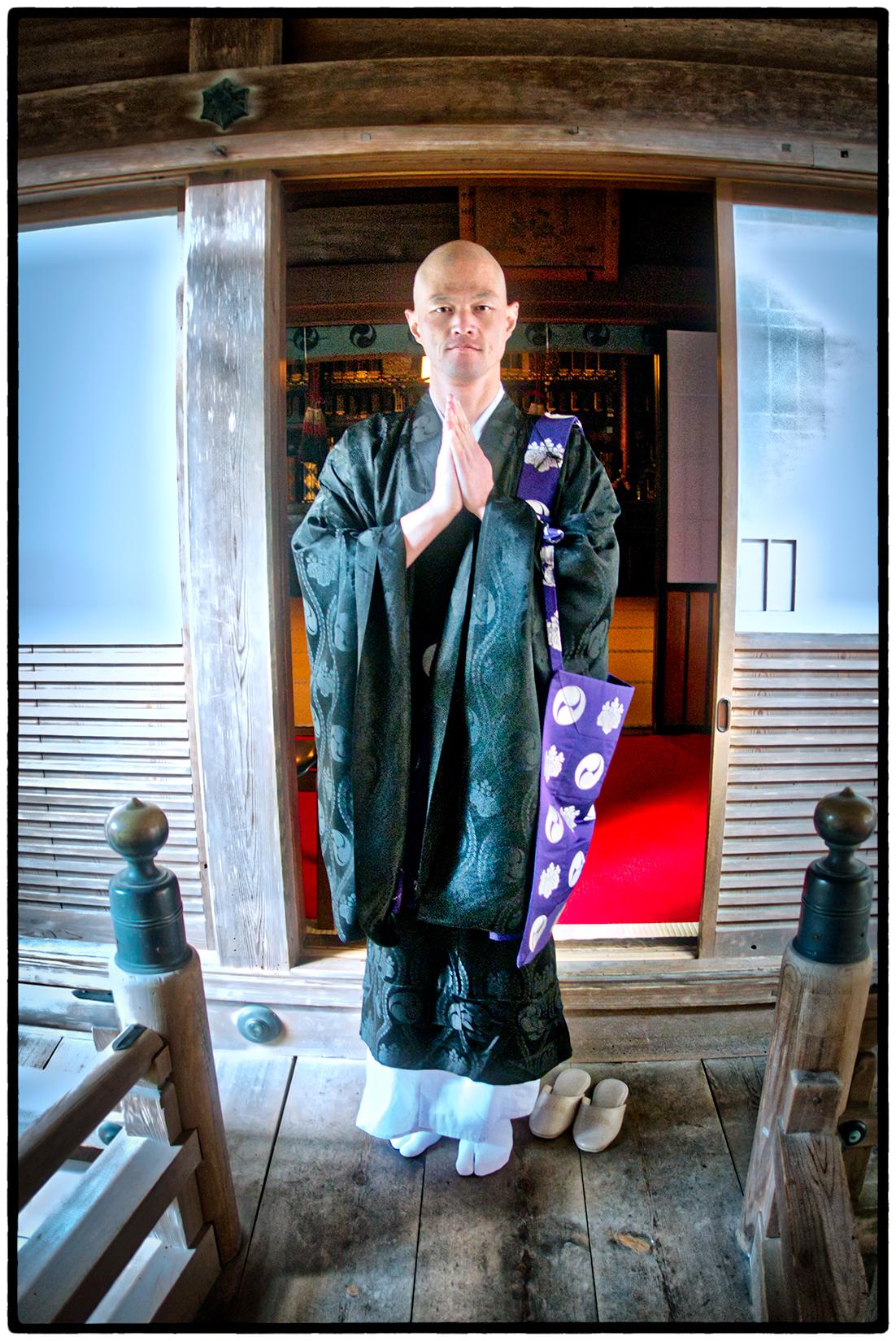 Monk, Buddhist Monastery at Mount Koya