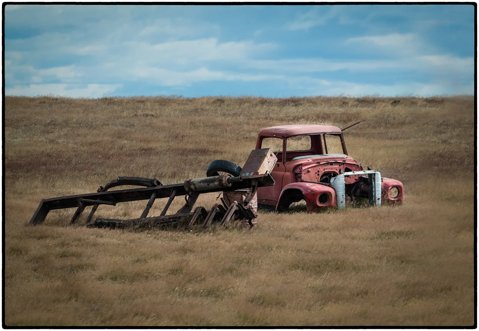 On the Way to Puerto Natales, Chile