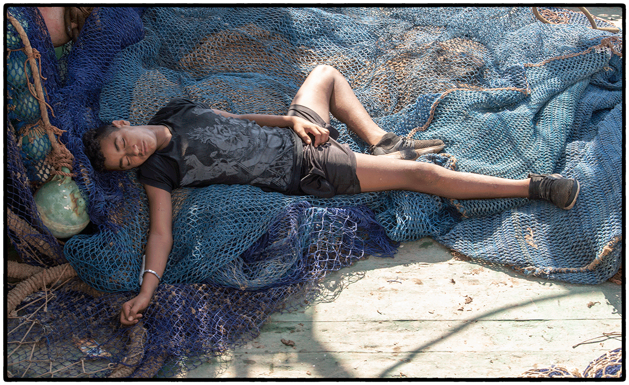 Fisherman on return, Casablanca