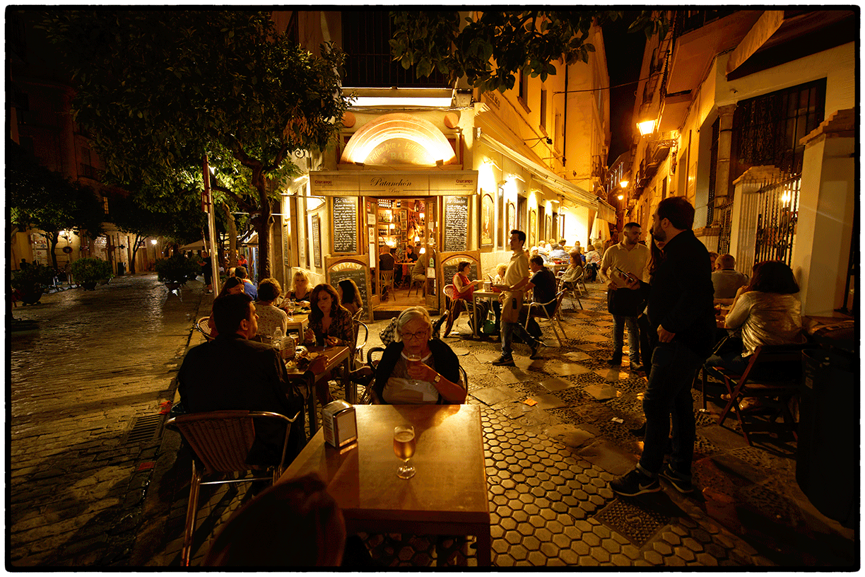 Seville at night