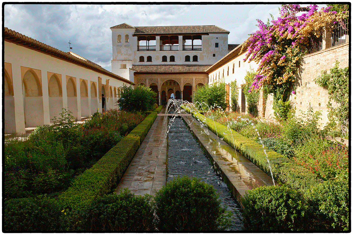 One of the palaces in the Alhambra