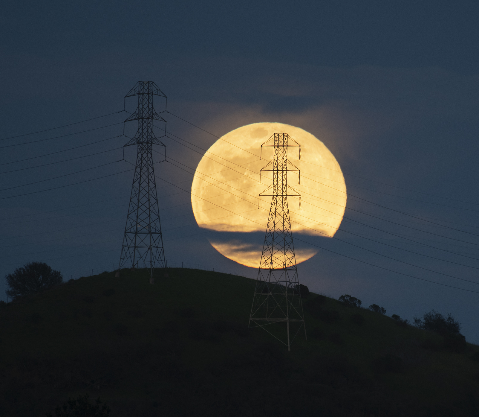 Supermoon, April, 2019
