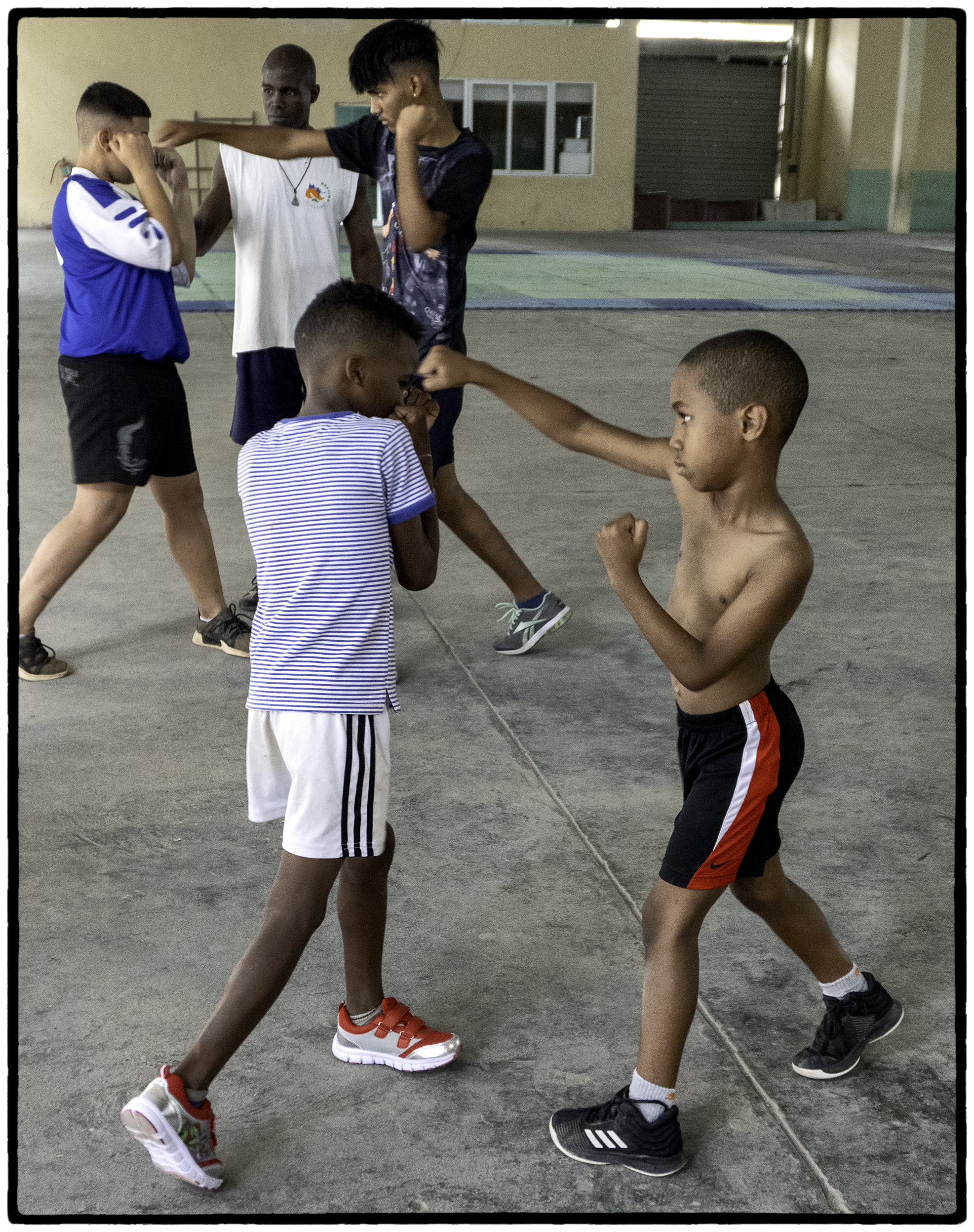 Students, Boxing School, Central Havana