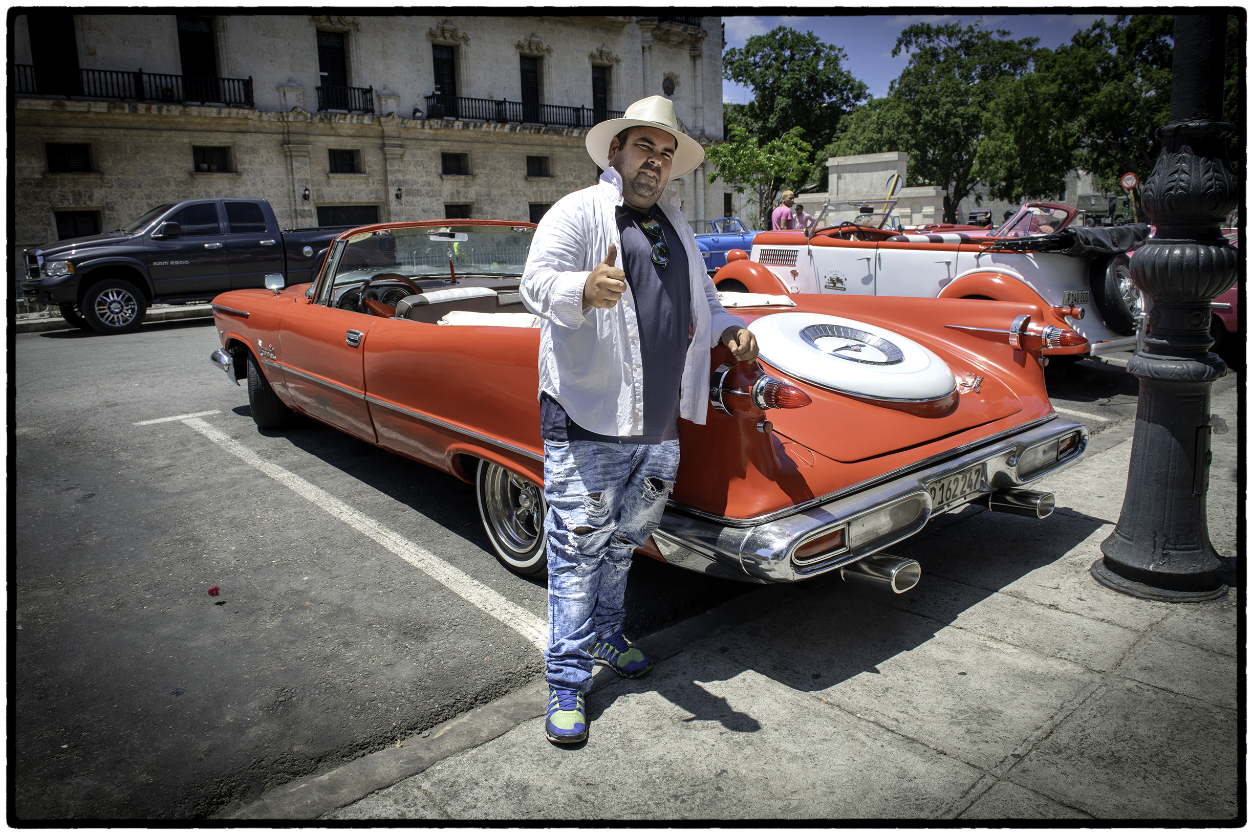 Proud owner, 1958 Chrysler Imperial