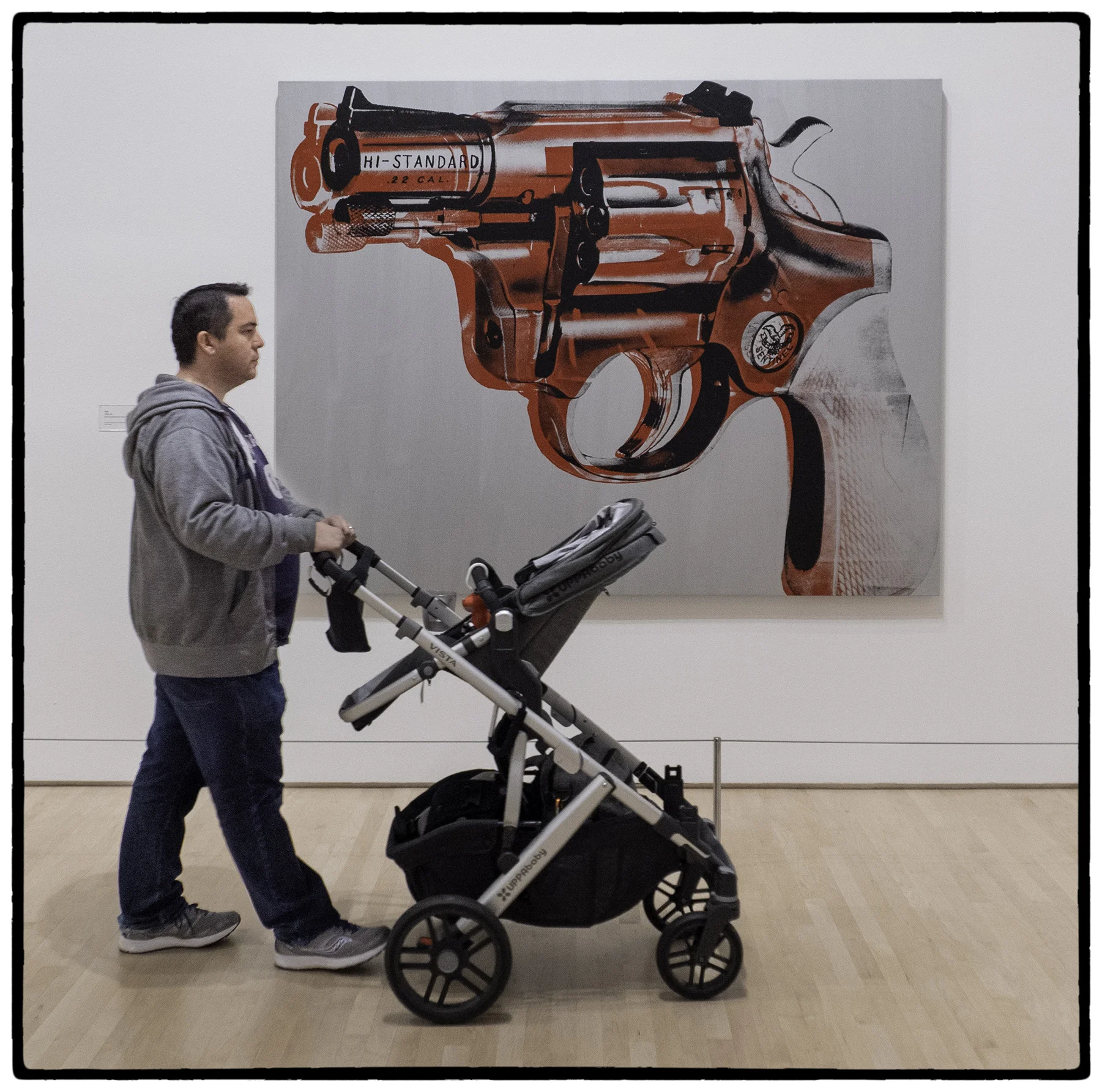 Pistol and Baby, SF MOMA, Andy Warhol
