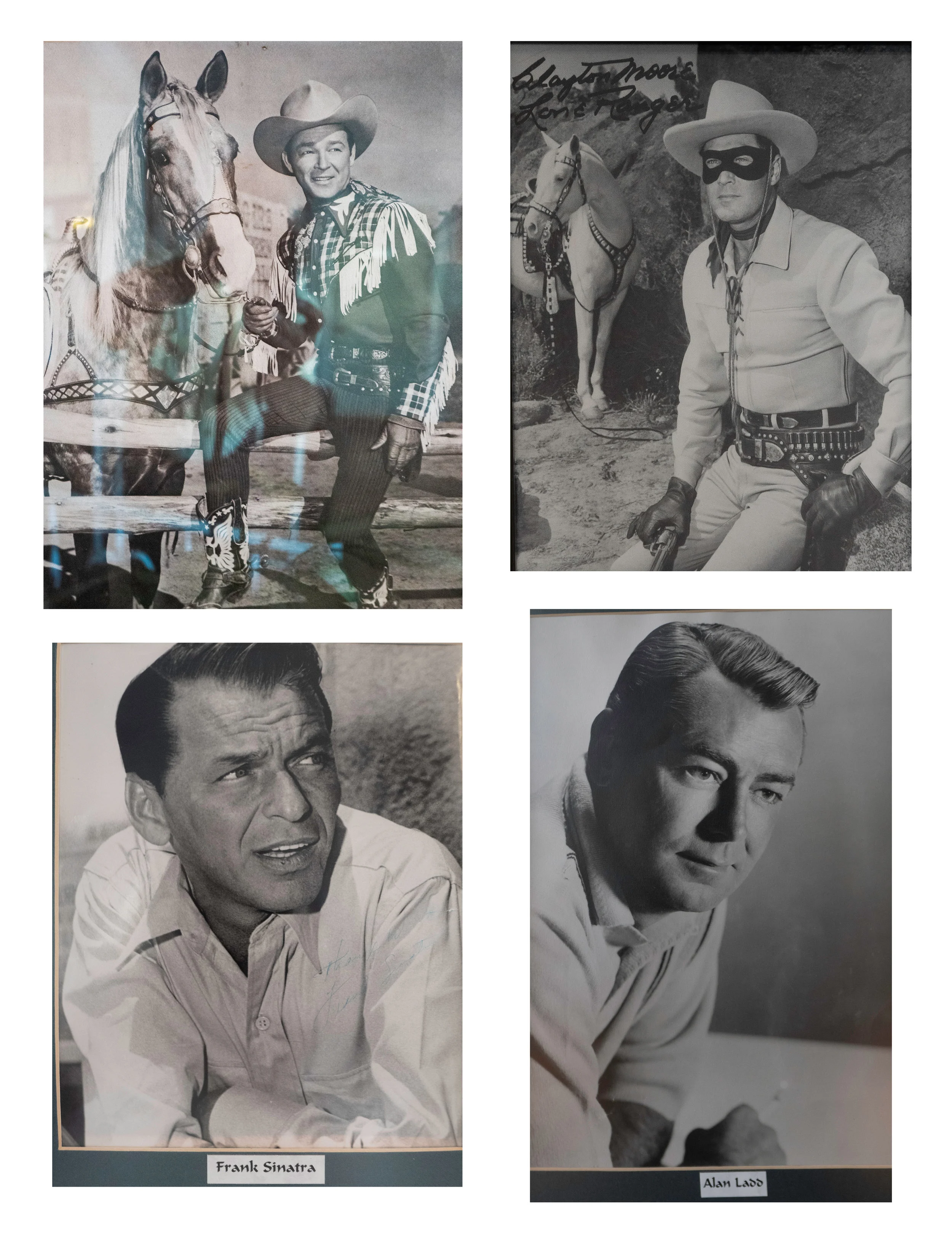 Roy Rogers, Clayton Moore, Frank Sinatra, Alan Ladd (My favorite was Jay Silverheels, known as “Tonto.”