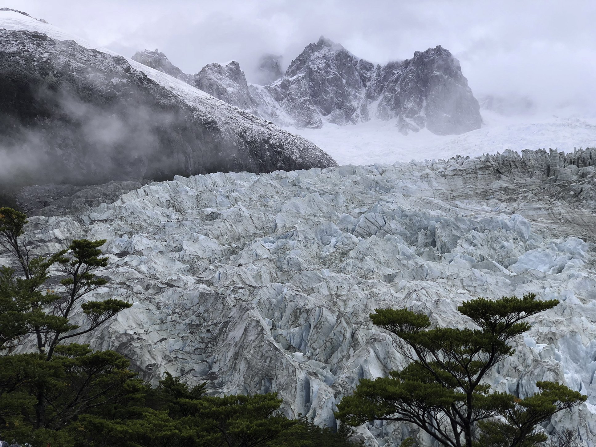 Glacier off thek Straits of Magellan