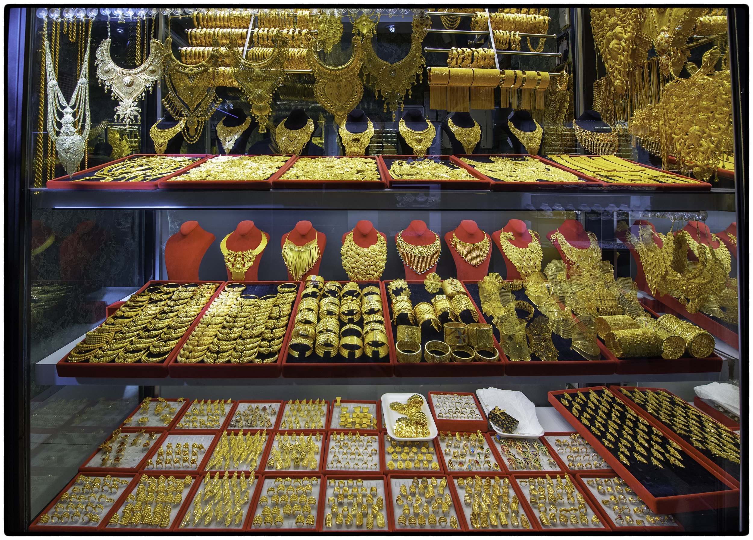 Gold jewelry, Grand Bazaar, Istanbul