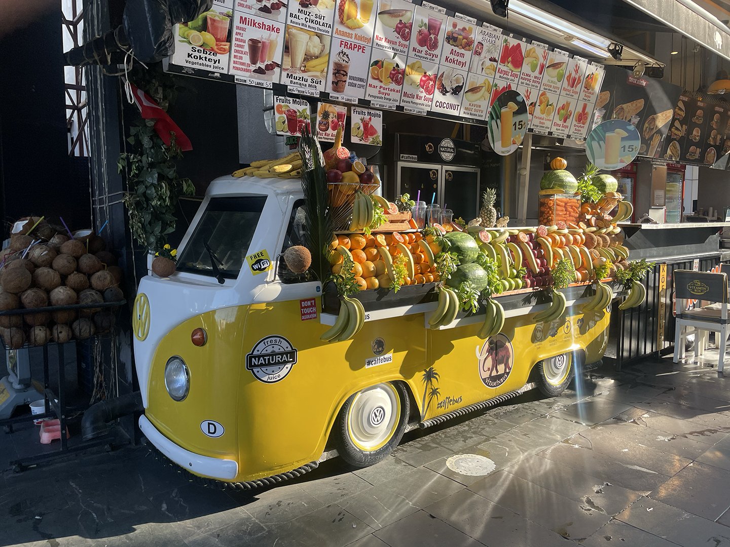 VW fruit stand