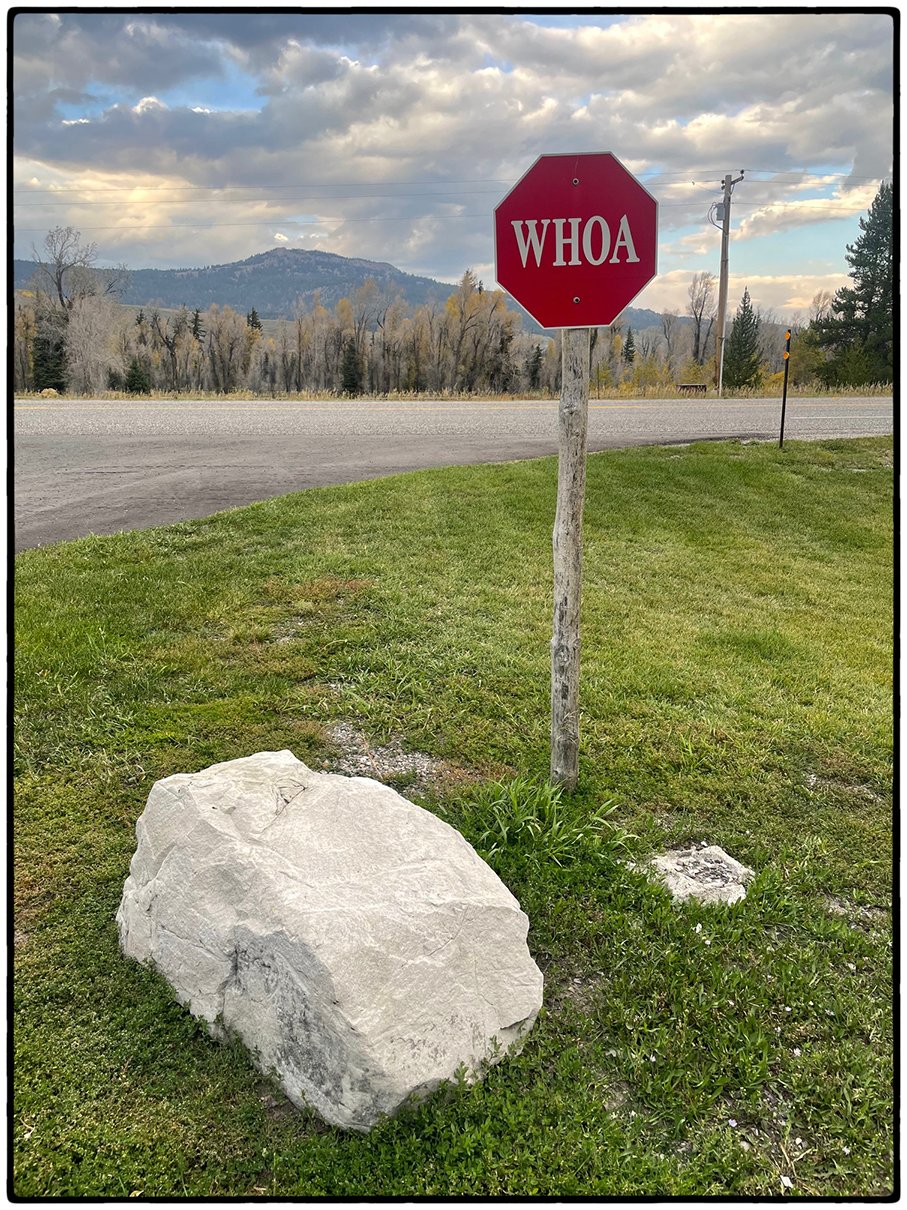 Wyoming Stop Sign