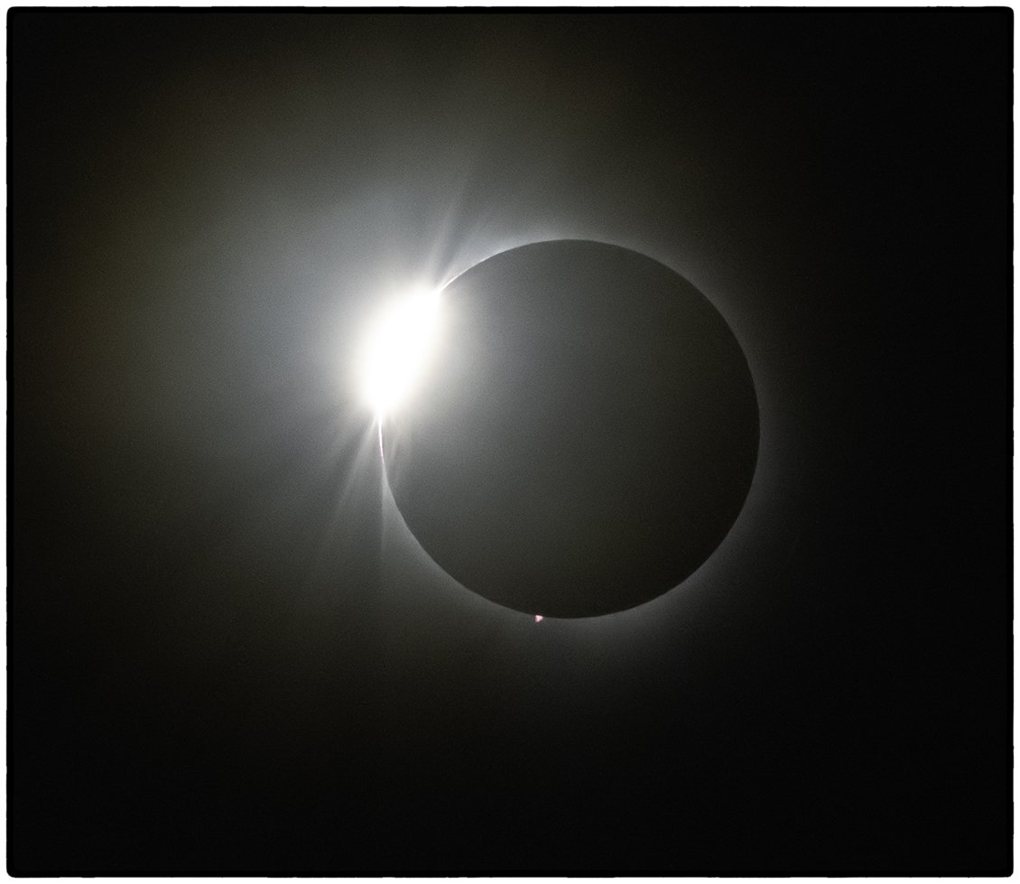 Totality minus five seconds