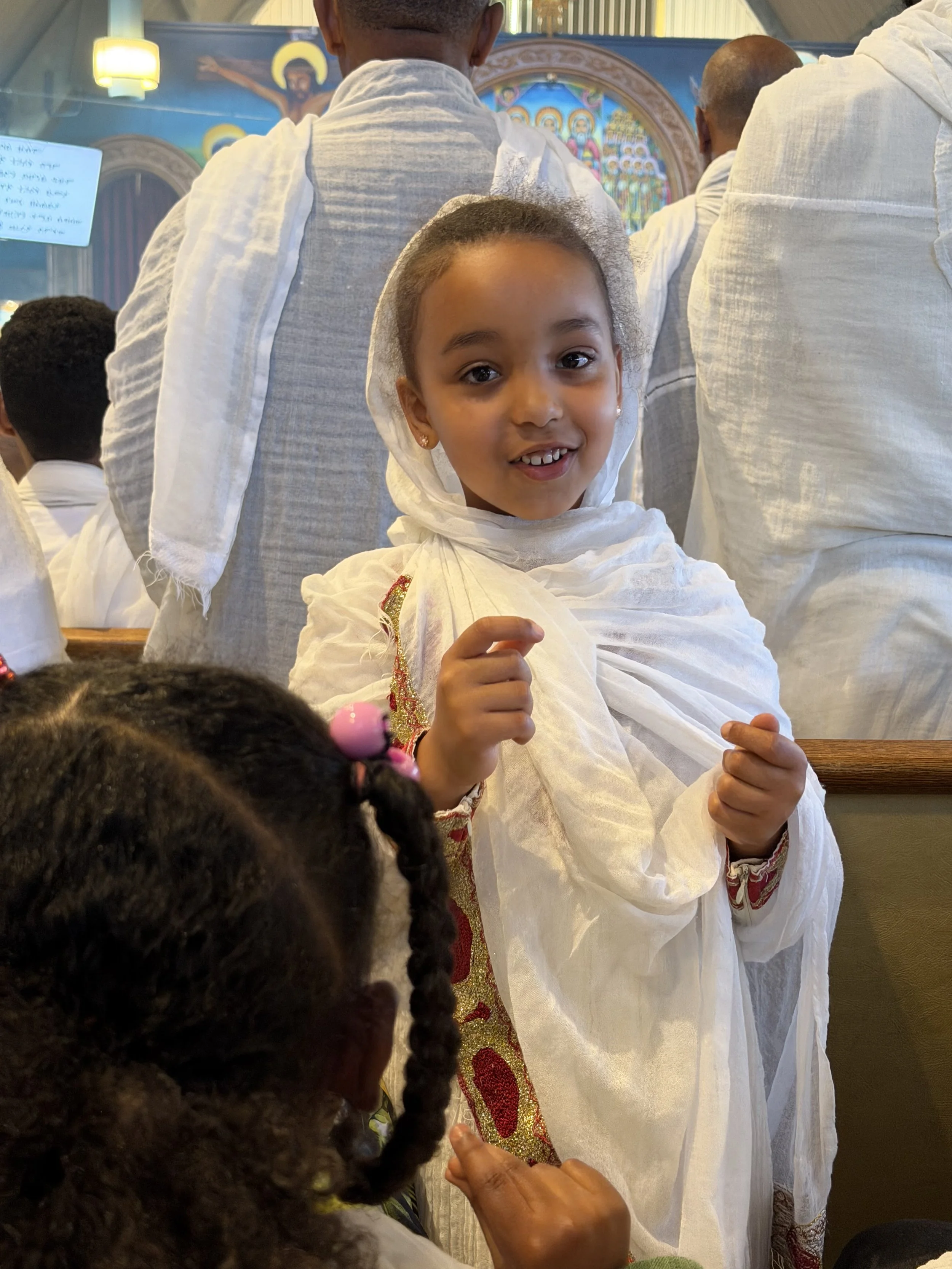 Ethiopian Girl at Church, Berkeley