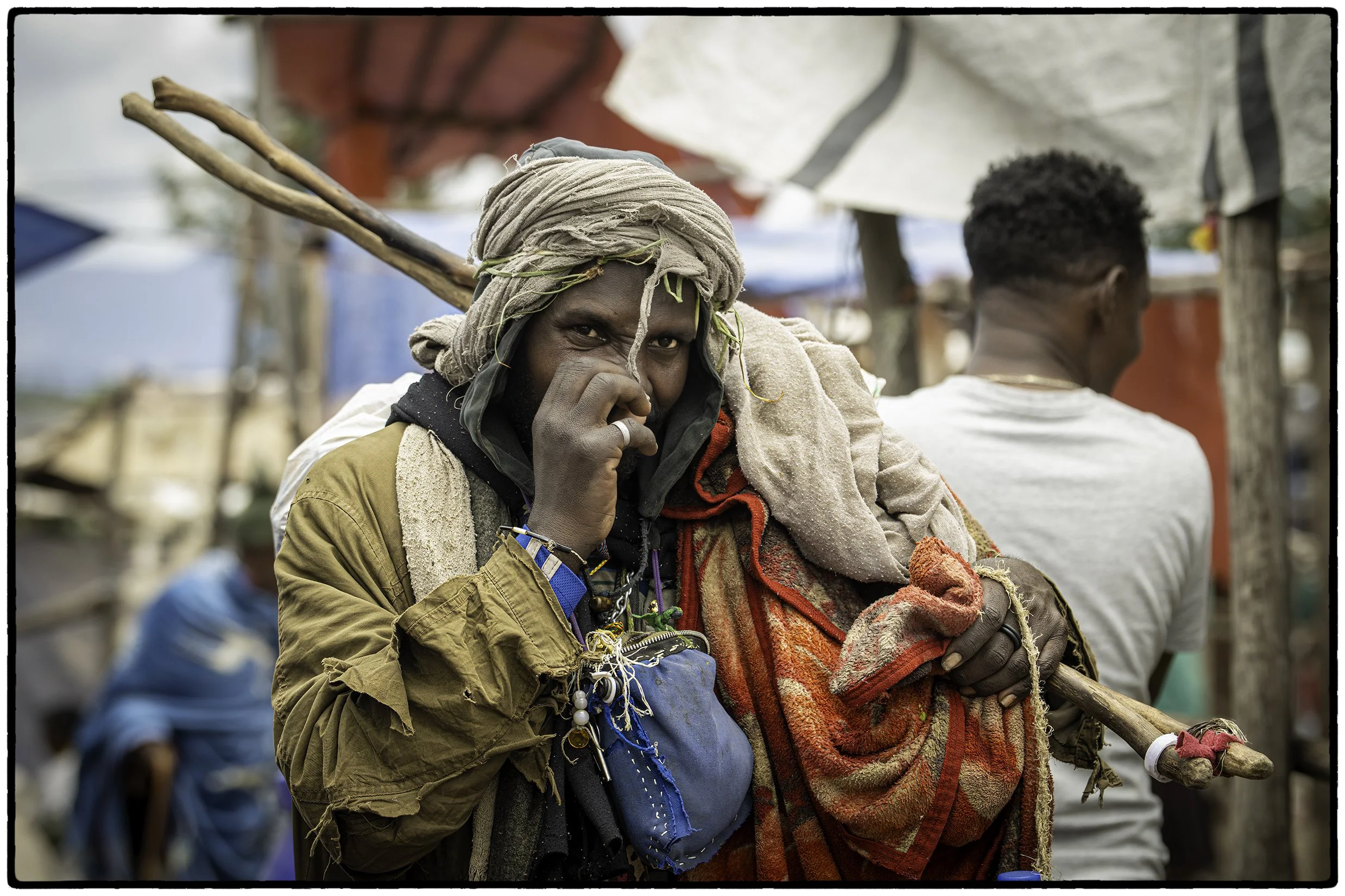At the market