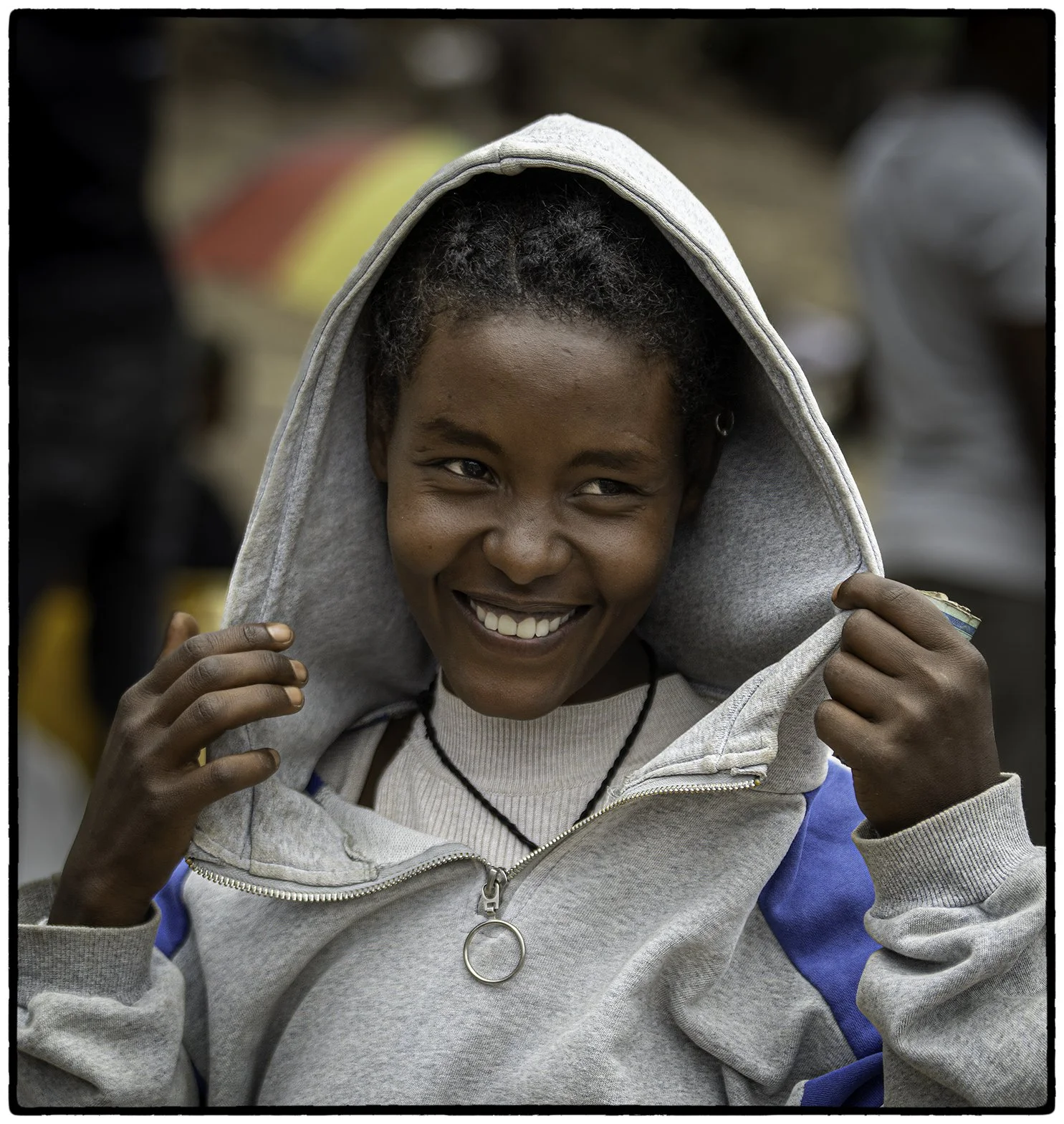 Young girl at the market