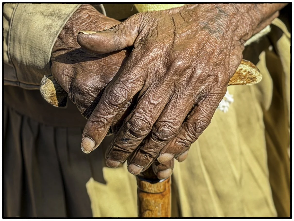 Parishioner's hands