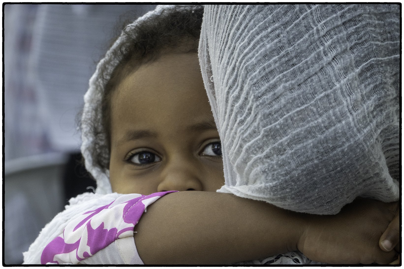 Child  and mother at Church