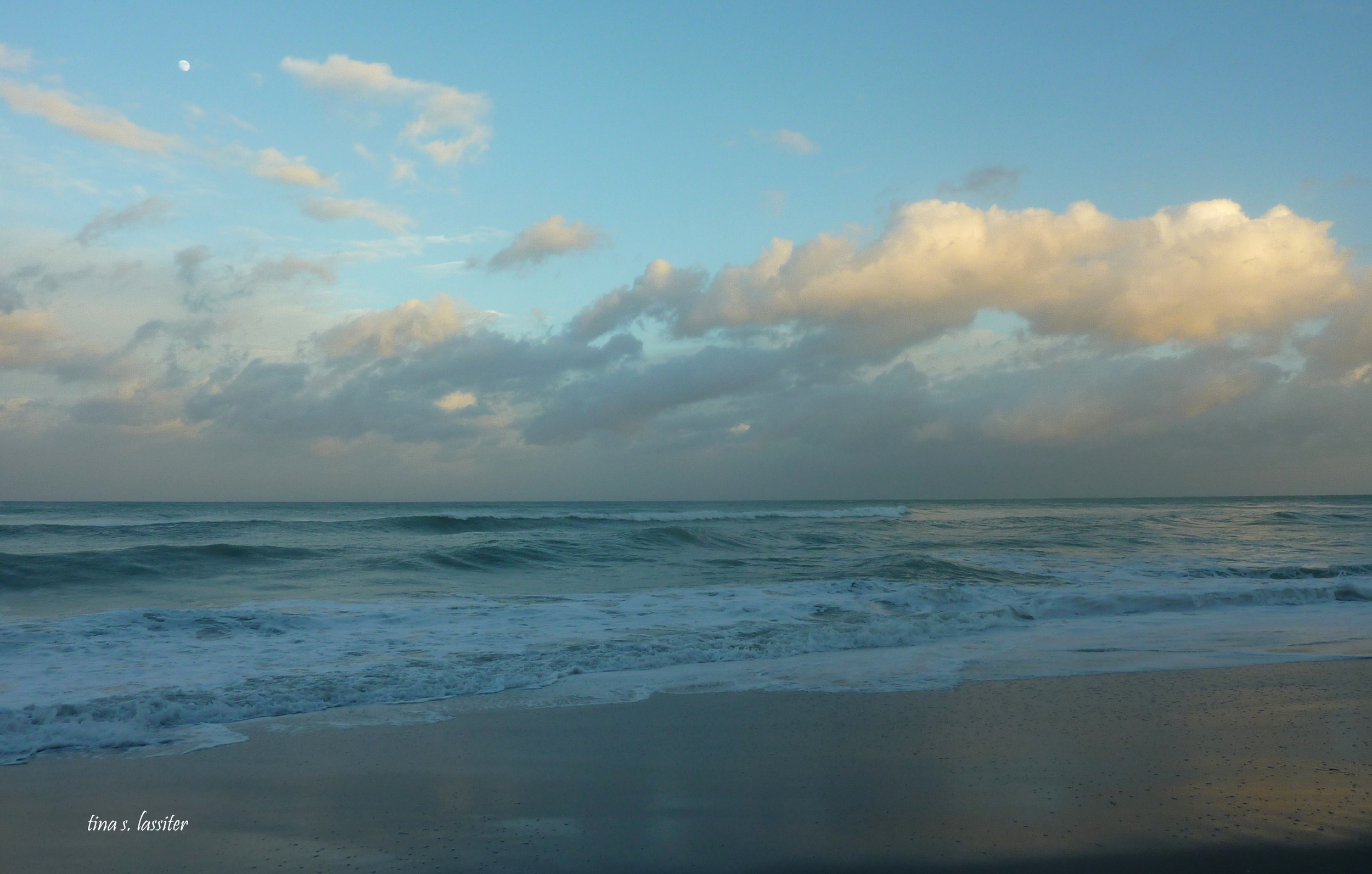 evening on hollywood beach