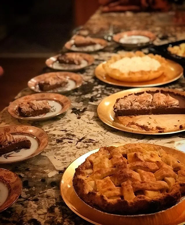 🎶I only have PIES for you🎶 #applecheddarbottompie #pumpkingingersnapcinnamonmeringuepie #lemonchesswhiskeywhippie #charliepies