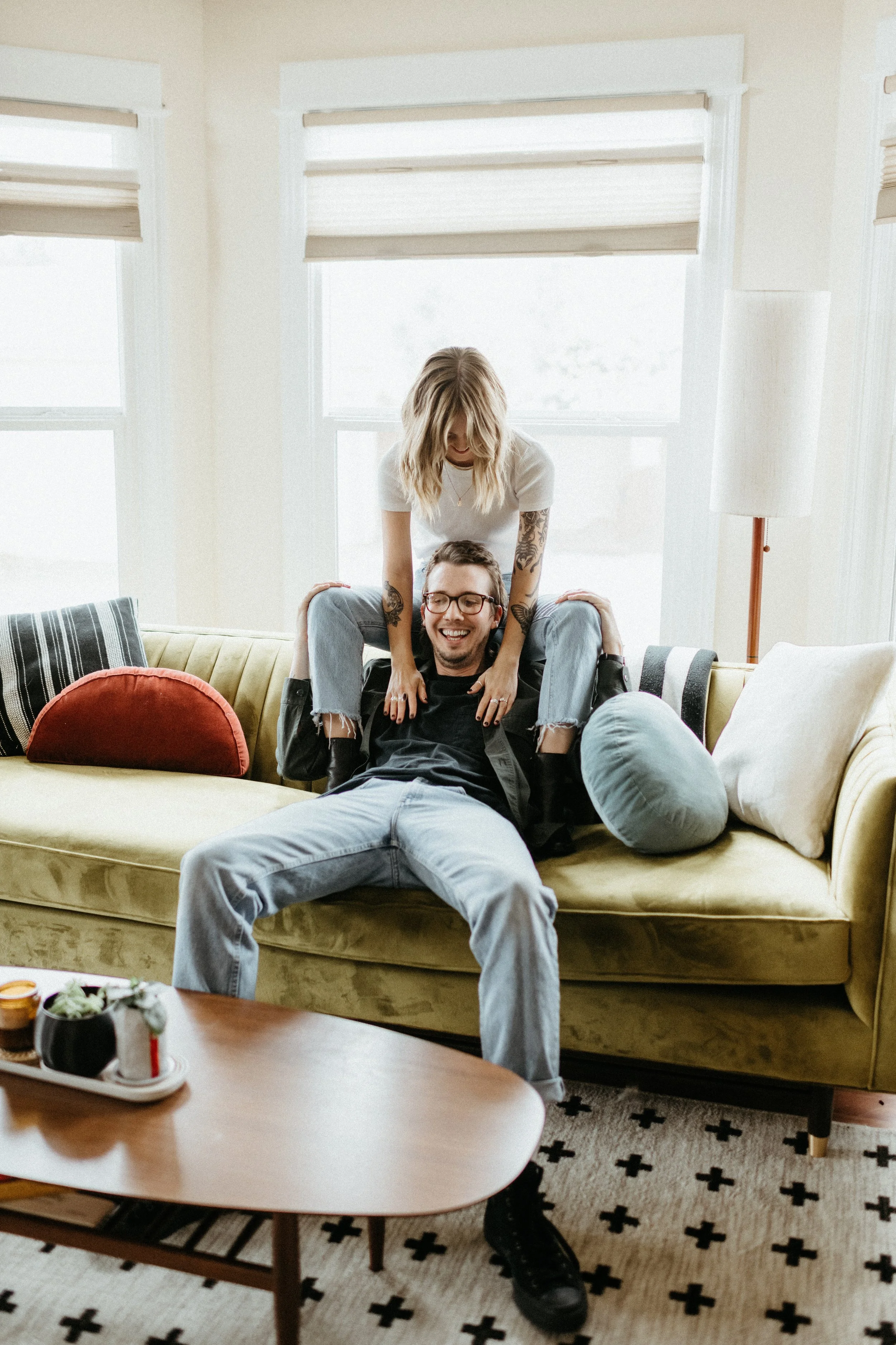 Alex &amp; Corey In-Home Engagement Session