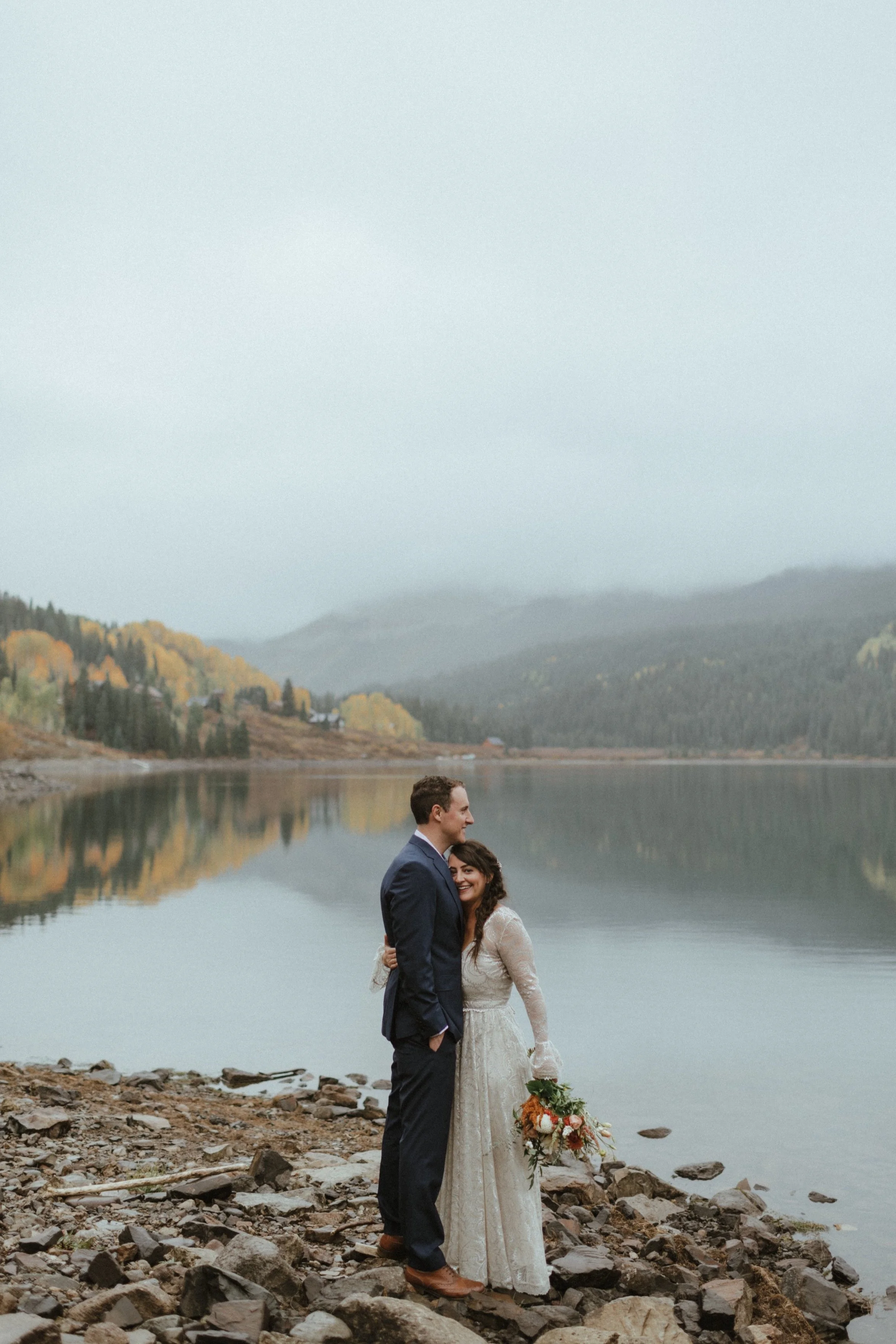 LeslieAnn &amp; Brad - A Fall Elopement In Telluride