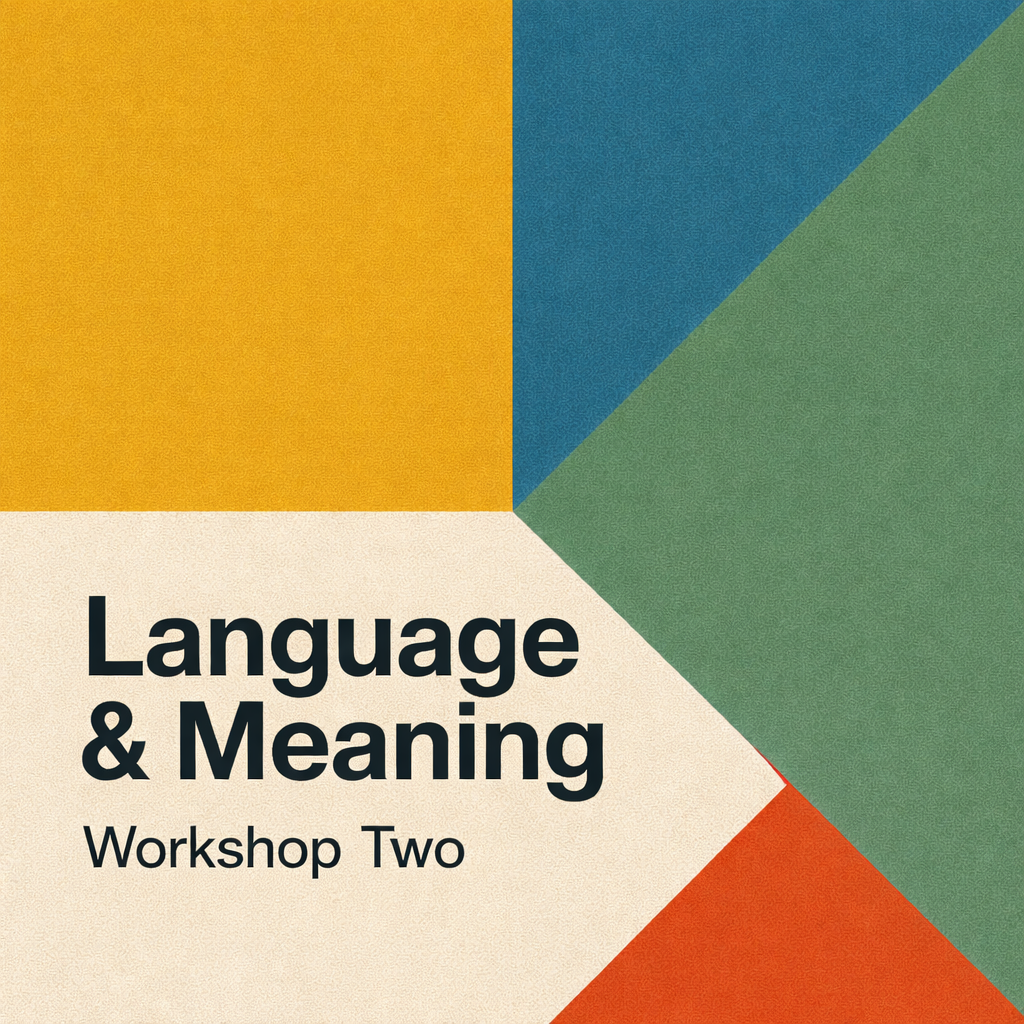 Language & Meaning | April 21st 8:00 - 15:00 NYC time