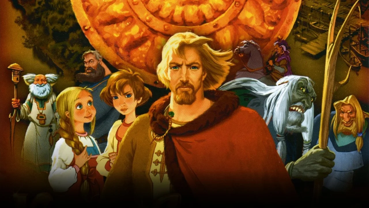 Prince Vladimir, 2006. This animated movie takes more a traditional and realistic approach to costumes. It is full of folk outfit, which is my favorite kind. 