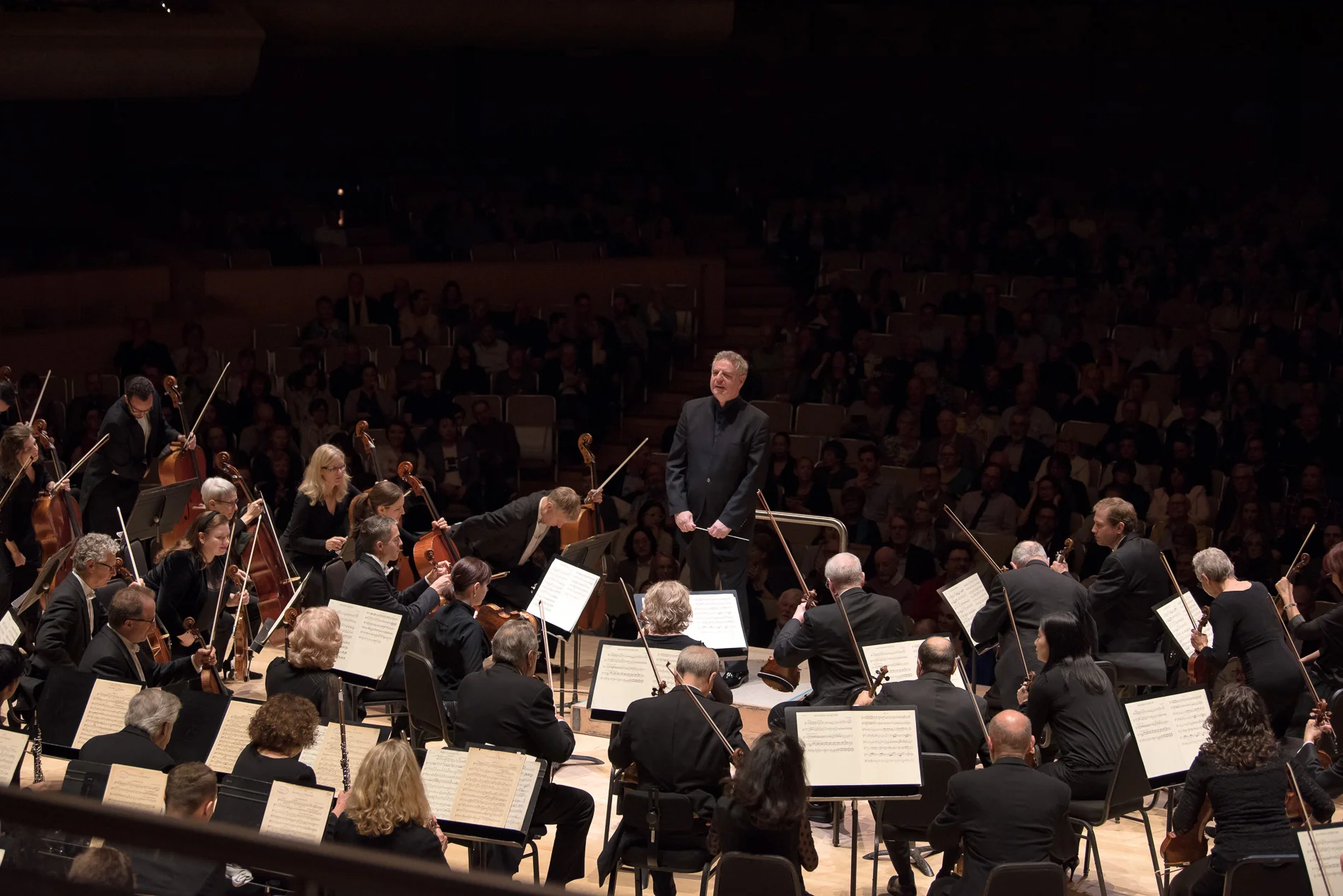 Conductor Karl-Heinz Steffens with the Toronto Symphony Orchestra; Photo credit: Nick Wons