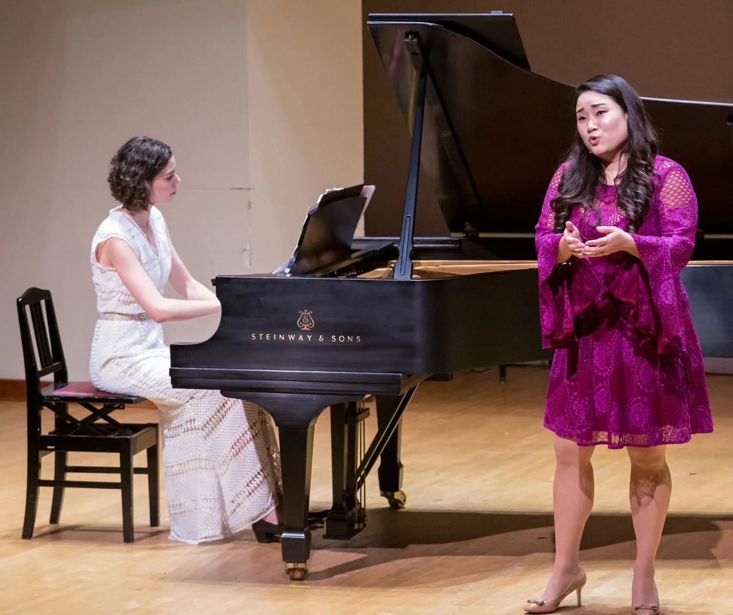 Soprano Yunji Shim, Bronwyn Schuman (piano); Photo Credit: James Ireland