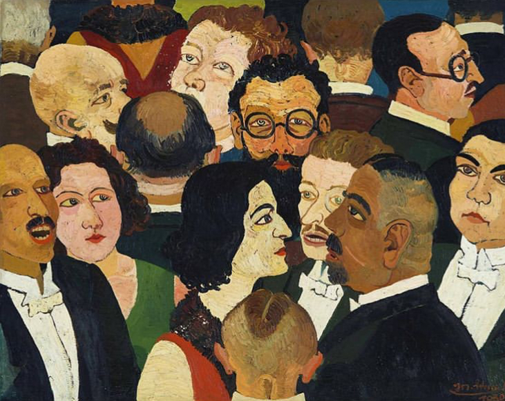 ‘Theatre Pause’ by Josef Scharl (1930)