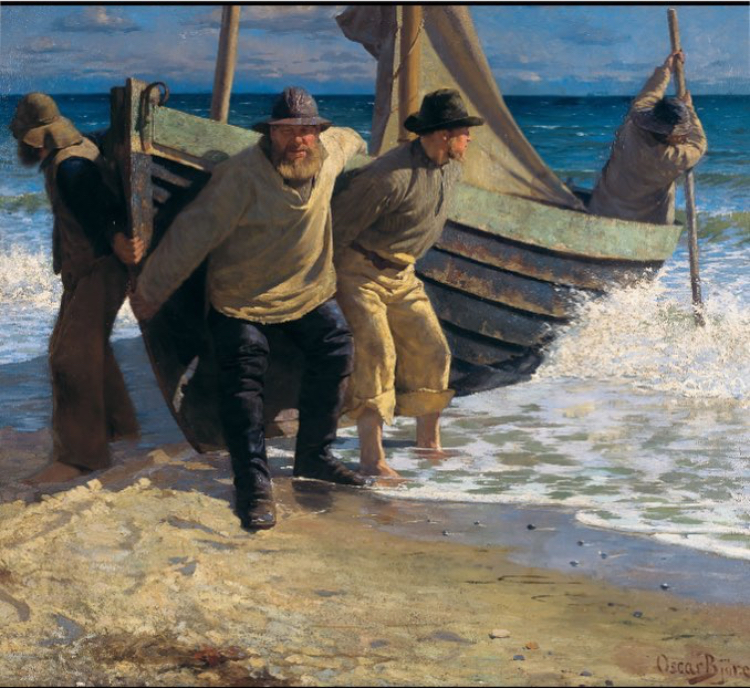 The Old Man and the Sea — Oscar Bjorck (1885)