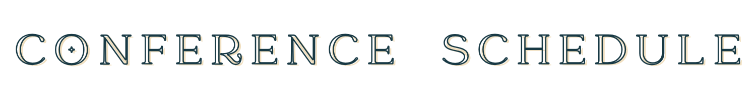 2026 Conference Schedule