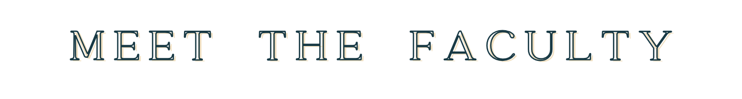 Meet the Faculty 2026