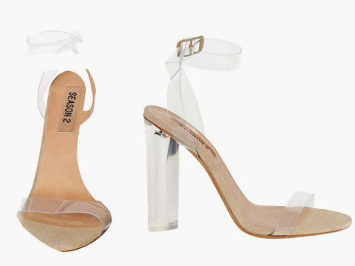 Lucite Heel - Yeezy Season 2 **It's recommended when purchasing this heel to buy it one size larger than your usual shoe size** The lucite heel! First of all, i've always loved a good pair of sandal heels - specifically during the summer. If you live in Toronto, or any place with similar weather patterns, you'll understand my excitement when it comes to wearing open toe heels. Unfortunately for me since I live in Toronto I only have about 3 months to enjoy the luxury of an everyday sandal. If you aren't from Toronto understand our summer "officially" starts in June and give or take ends in August. However, as a Torontonian I expect it to start in April and end in October dammit!!! Le sigh, I am always met with disappointment... Secondly, i've always loved an acrylic styled heel (as you know from my previous posts). They're so versatile and easily paired with anything! The greatest thing about these heels, other than what the brand name holds, any look alike purchase is easily accepted. Unlike purchasing a pair of identical Yeezy Boost which by default would be unacceptable. So in other words - if you think this price point is a bit ridiculous you're properly right. The Lucite heel or rather the acrylic heel (whether purchased from Kanye West or not) should already be a fashion statement piece in your closet - whether it is identical or not. 