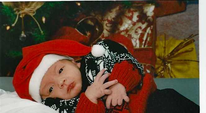 Patrick, two weeks old.