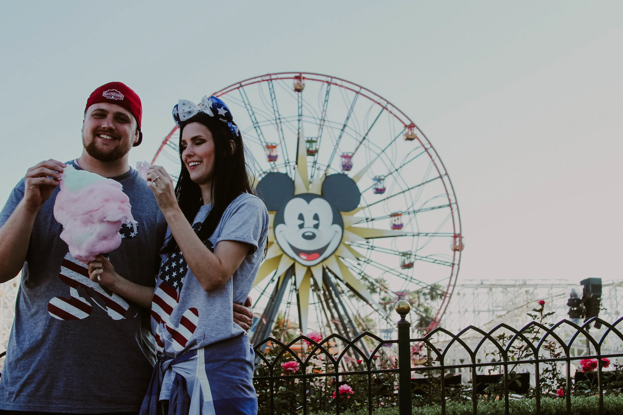 The last time we were at Disneyland on 4th of July!