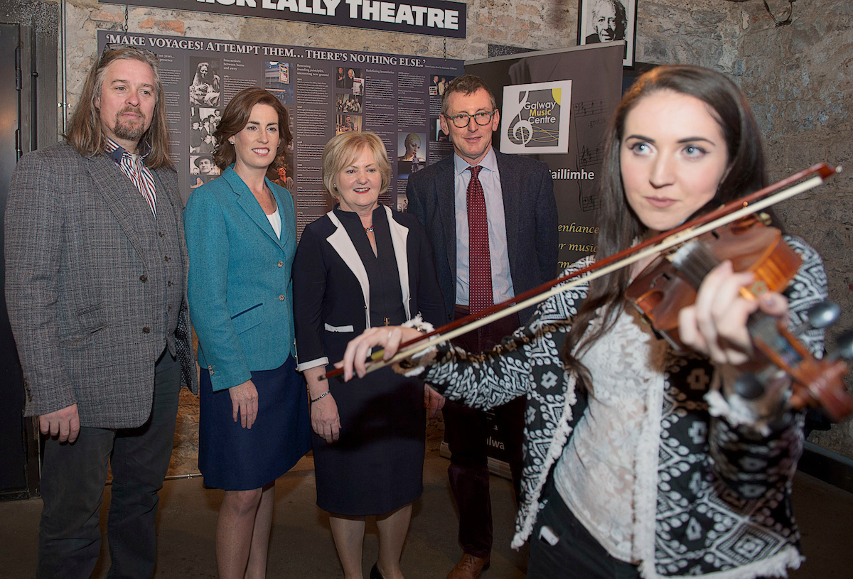 Guests were treated to performances by some of Galway's talented young musicians.