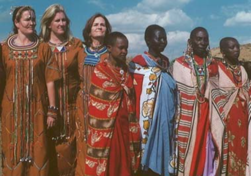 Farley's wedding ceremony in Kenya