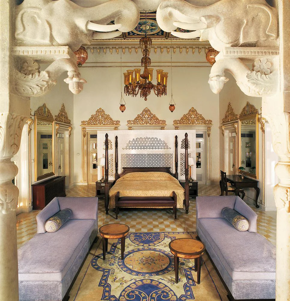 A hotel room fit for a queen, or maharani