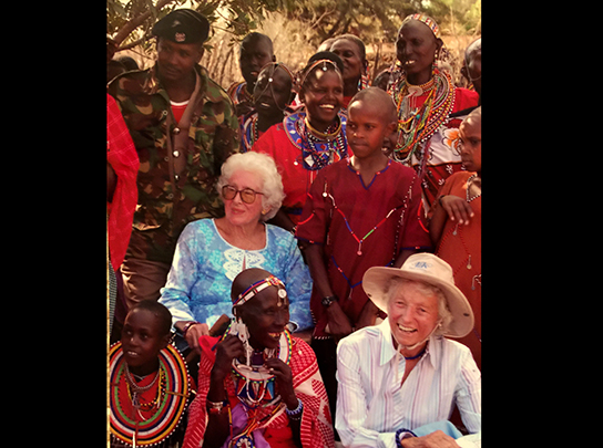  Farley's grandmother and grandmother in-law at her wedding in Kenya&nbsp; 
