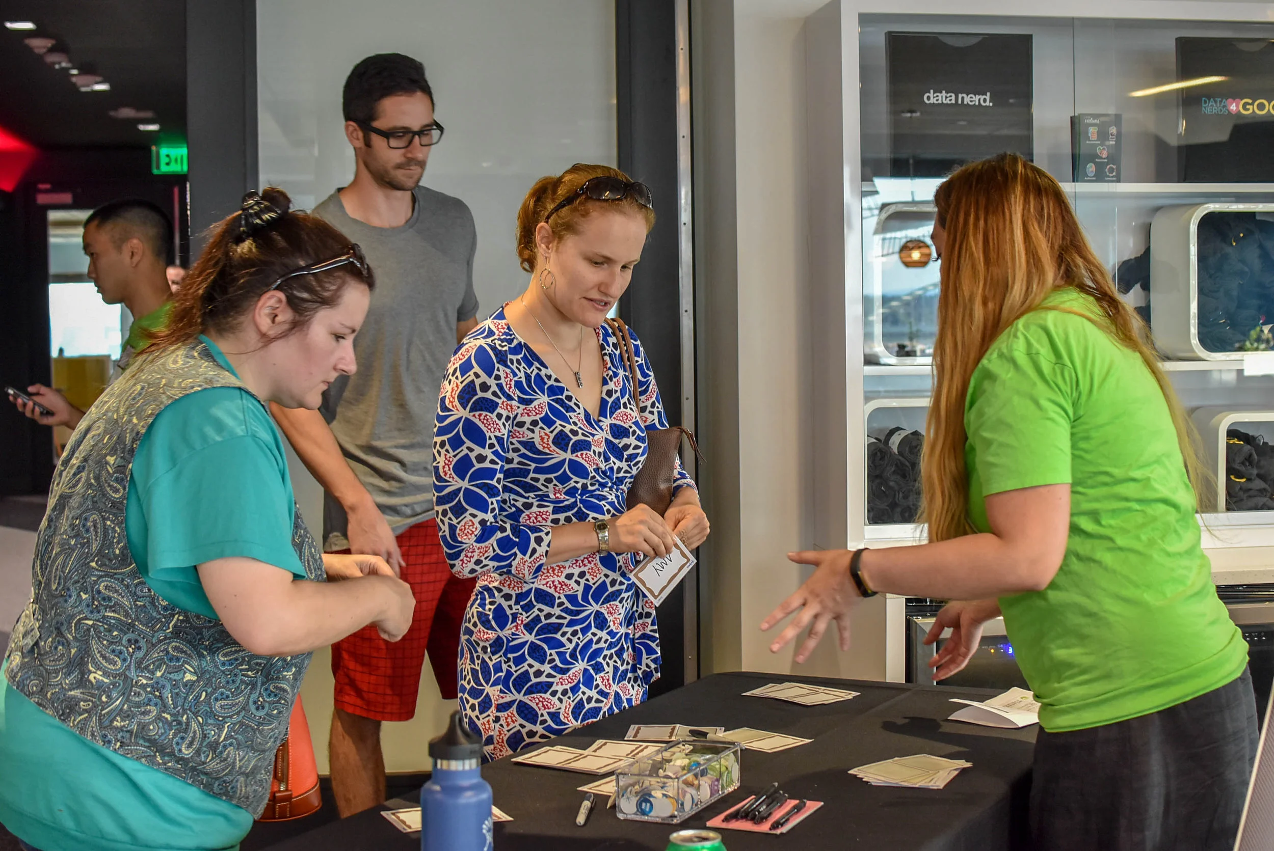 PDXWIT | How to Navigate the Tech Field @ New Relic | 08-06-18 | Attendees check in