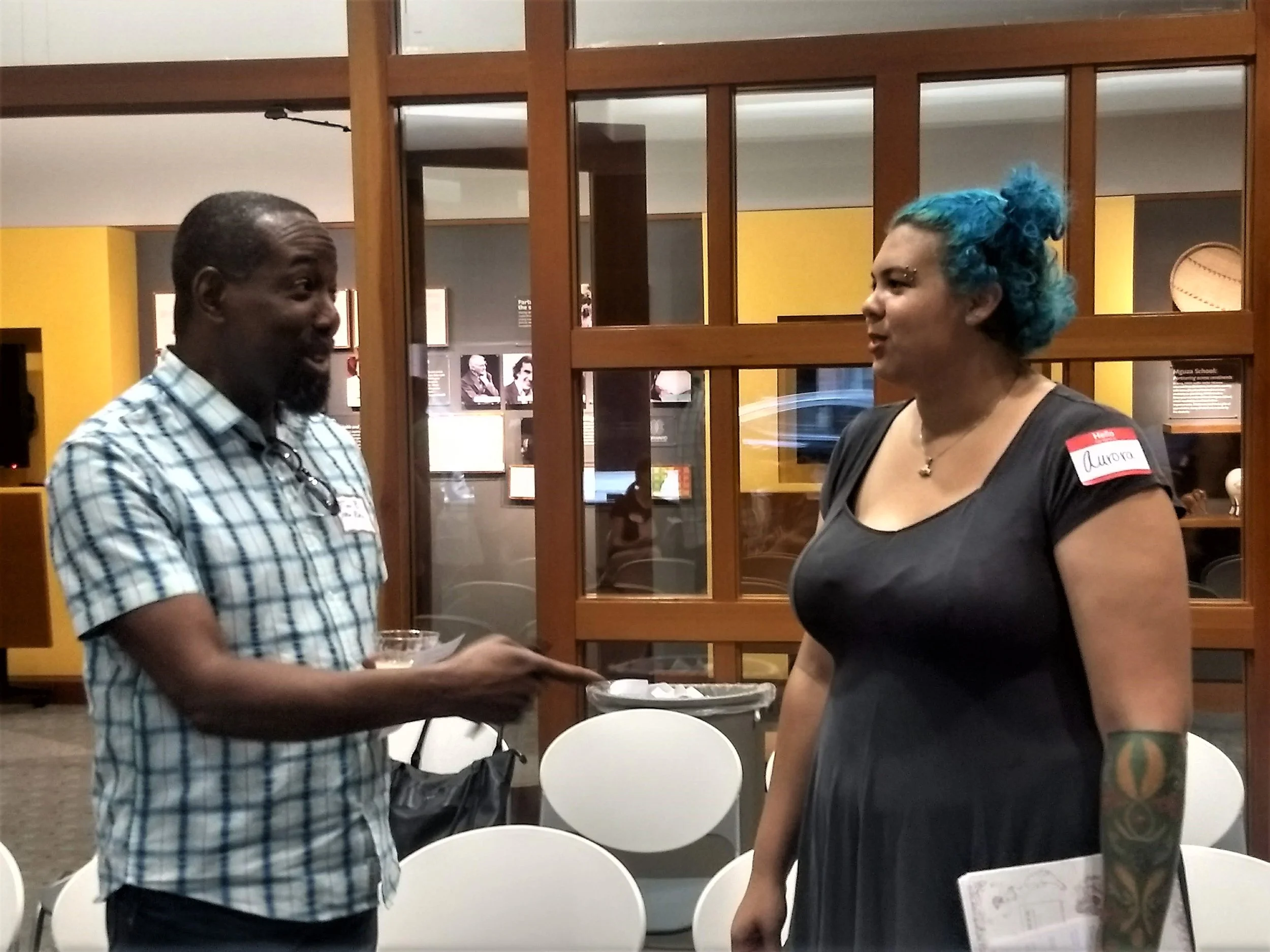 PDXWIT Women of Color in Tech @ NWEA, 8/15/18, Attendees mingle