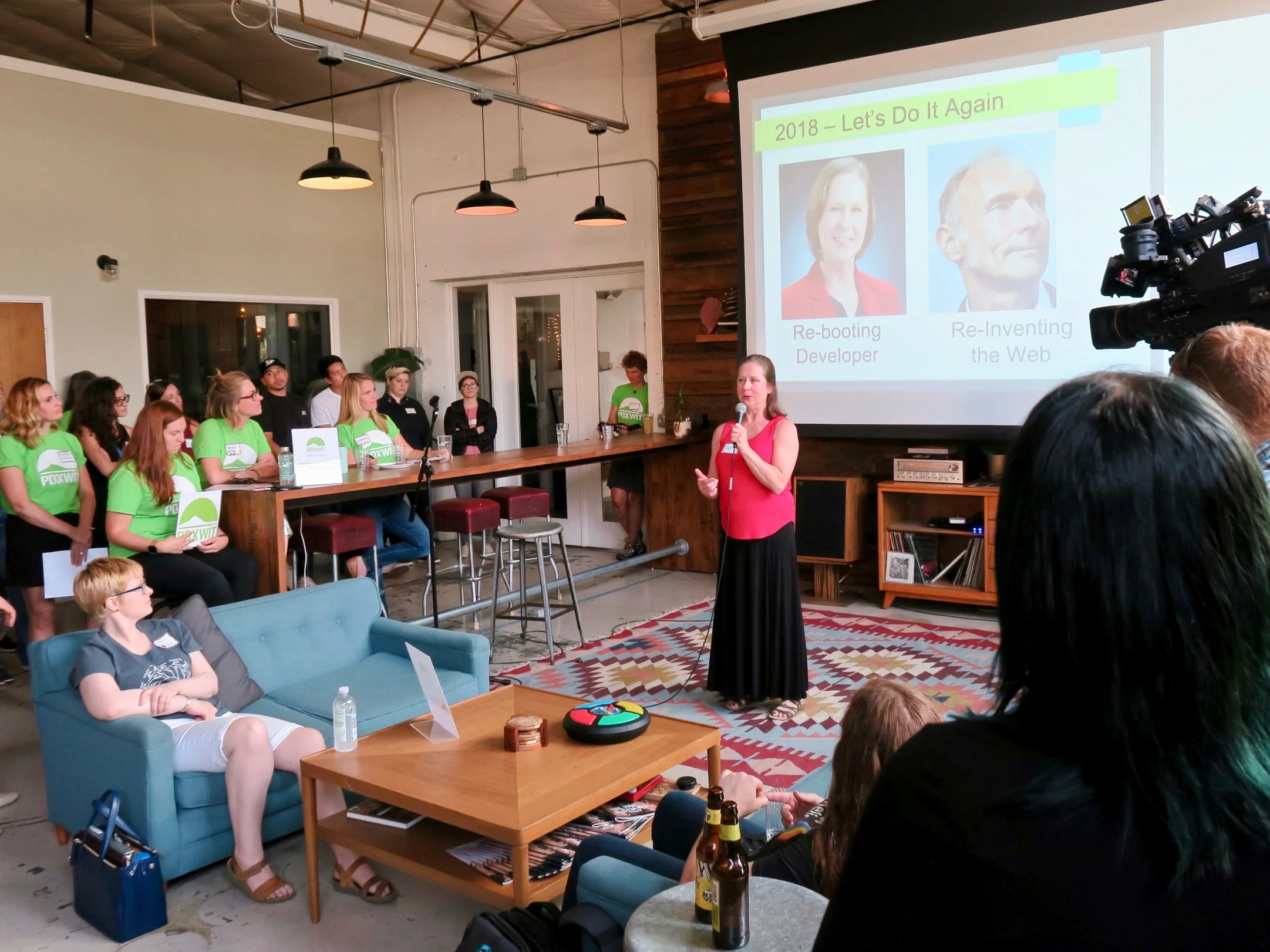 PDXWIT Happy Hour @ Marmoset, 8/21/18, Speaker Lynn Krogseng presents