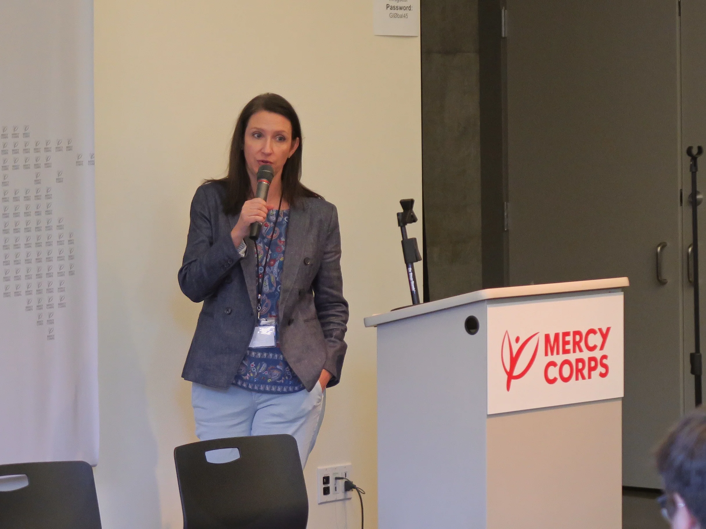 PDXWIT How to Transition into Product @ Mercy Corps, 9/26/18, Susannah Axelrod, VP Product Management, Skyward (a Verizon Company) opens presentations