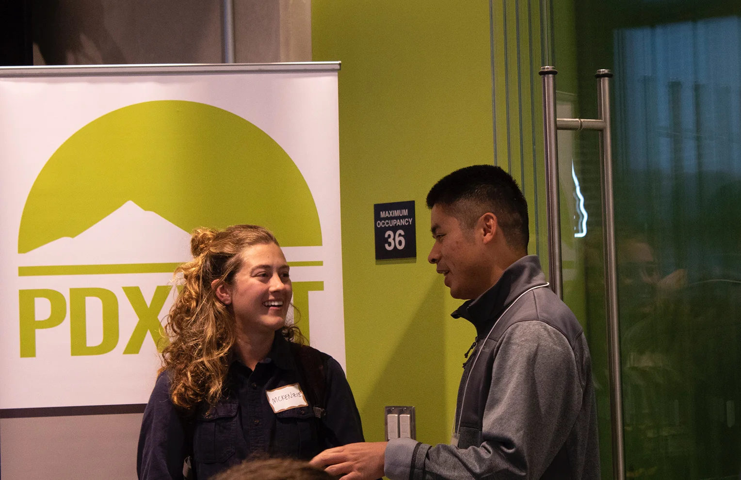 PDXWIT October Happy Hour @ Autodesk, 10/23/18, Attendees mingle