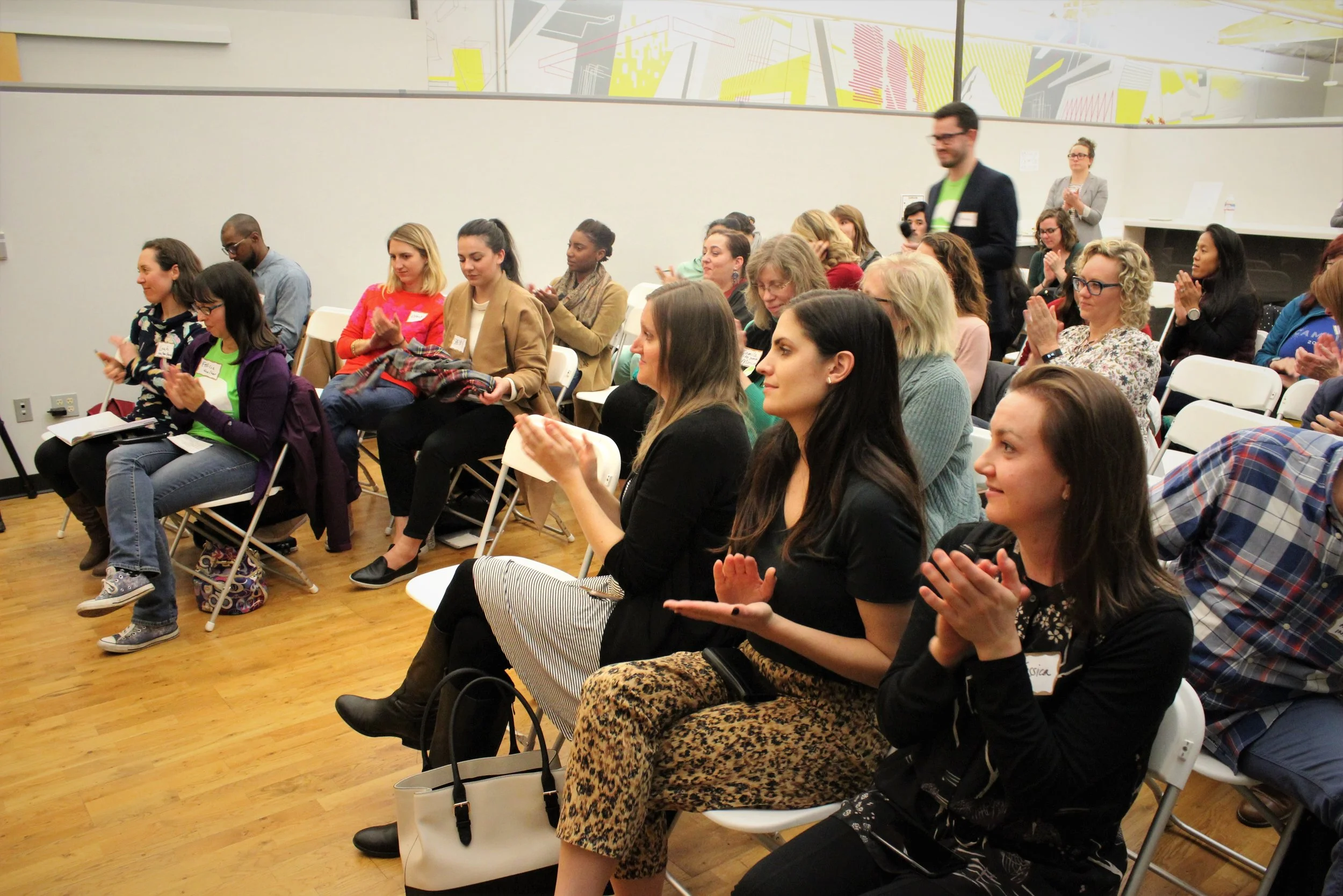 PDXWIT Setbacks to Comebacks in the Creative Industry @ eROI, 11/8/18, Attendees listen to the presentation