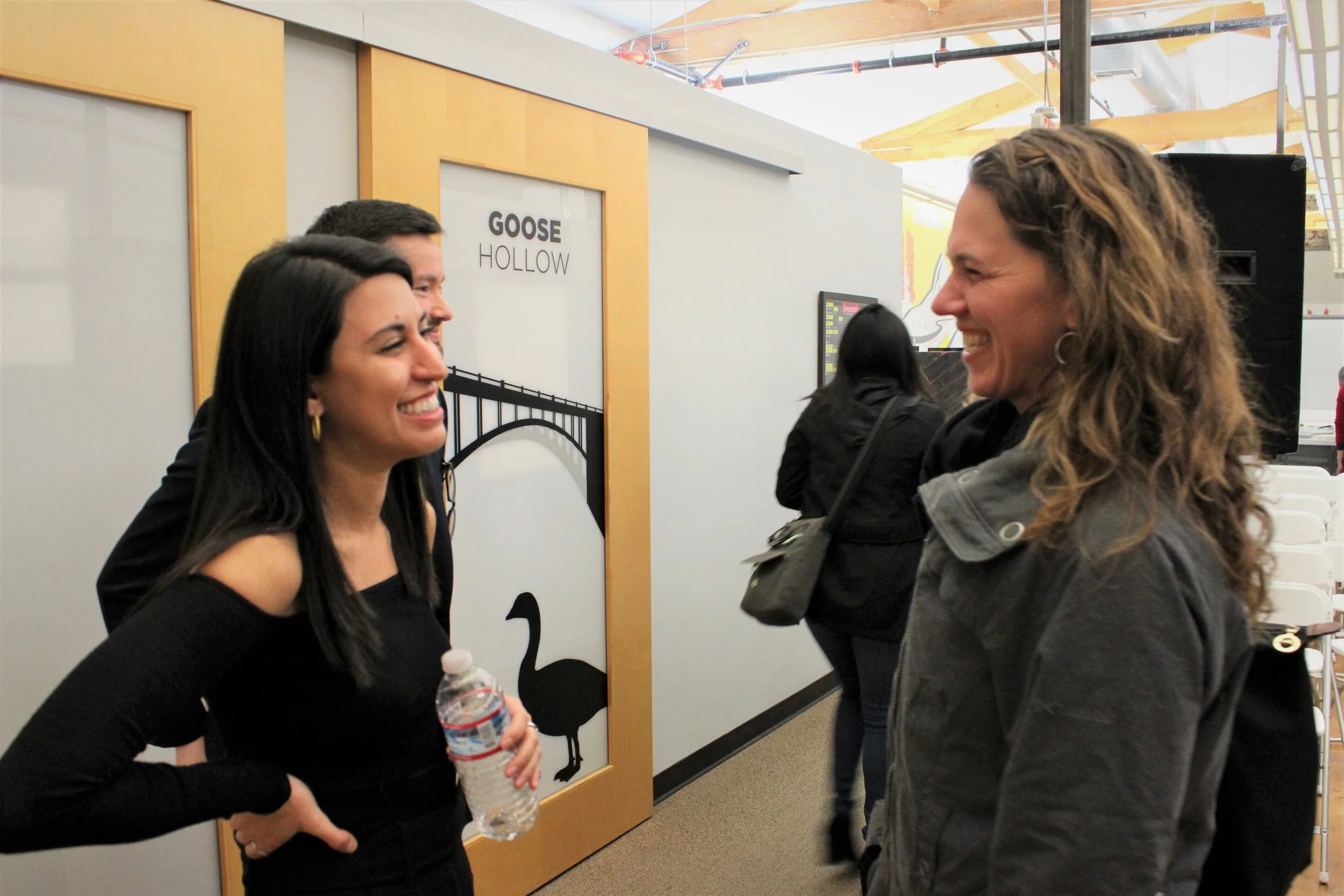 PDXWIT Setbacks to Comebacks in the Creative Industry @ eROI, 11/8/18, Attendees mingle