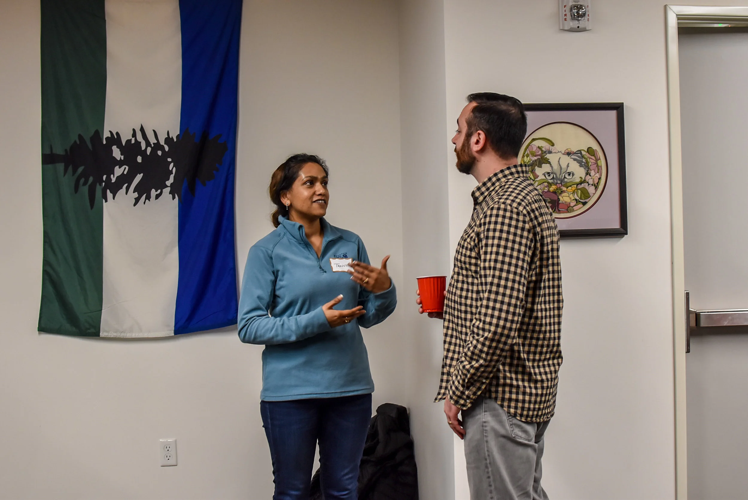 PDXWIT Get Hired Up @ Planet Argon, 1/10/19, Attendees mingle