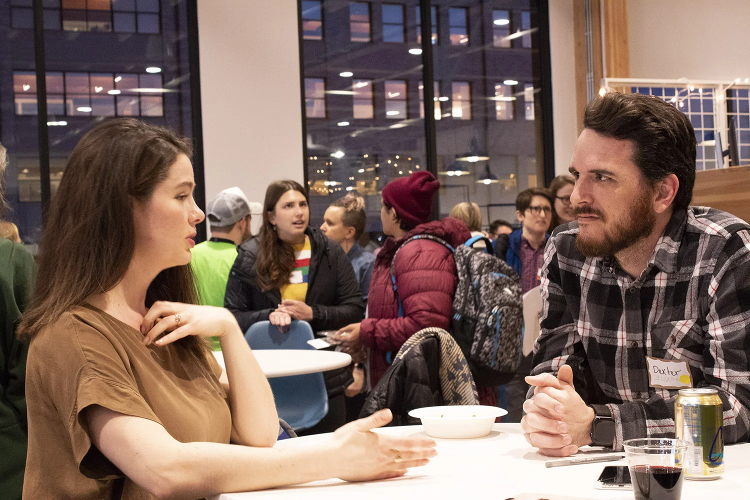 PDXWIT January Happy Hour @ Simple, 1/15/19, Attendees mingle
